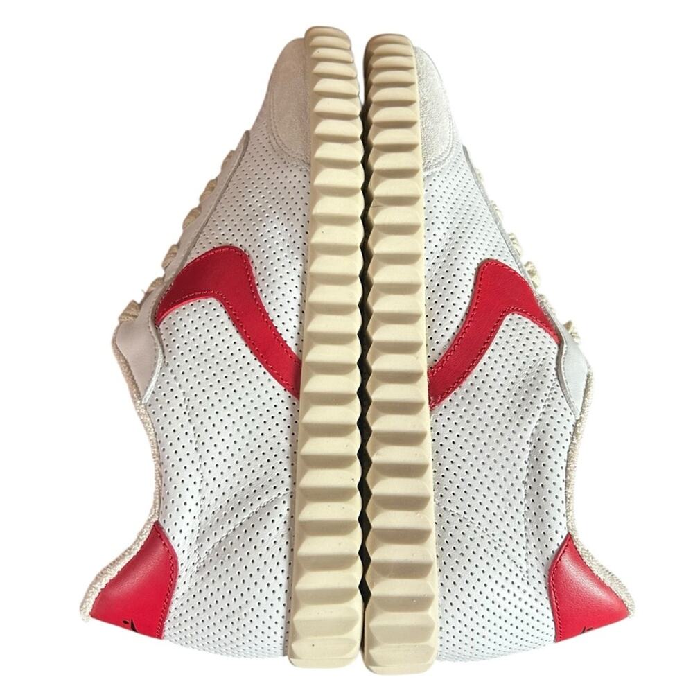 Voile Blanche Ines Perforated Leather Low Top Retro Sneaker NEW EU 36 US 6 - Picture 8 of 10